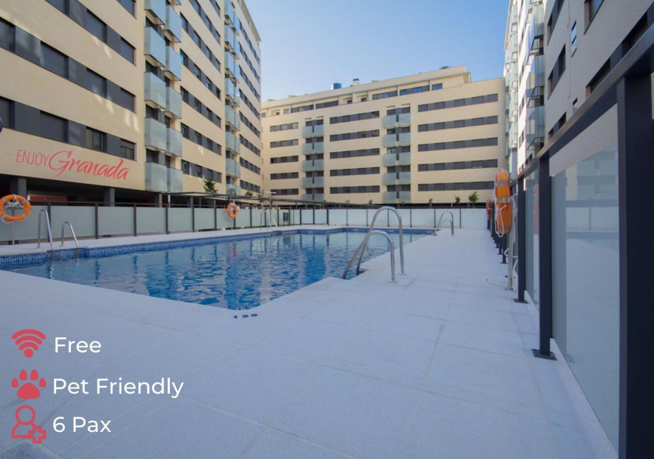 Enjoygranada Arabial 5A - Pool & Free Parking Lägenhet Exteriör bild